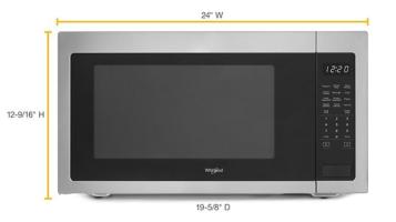 2.2 cu. ft. Countertop Microwave with 1,200-Watt Cooking Power