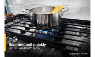 36-inch Gas Cooktop with EZ-2-Lift™ Hinged Cast-Iron Grates