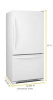 30-inches wide Bottom-Freezer Refrigerator with SpillGuard™ Glass Shelves - 18.7 cu. ft.