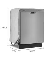 Quiet Dishwasher with Boost Cycle