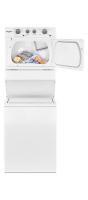 3.5 cu.ft Long Vent Electric Stacked Laundry Center 9 Wash cycles and AutoDry™
