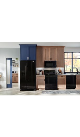 36-inch Wide Side-by-Side Refrigerator - 25 cu ft.