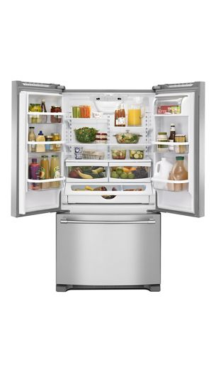 36-Inch Wide French Door Refrigerator with Water Dispenser - 25 Cu. Ft