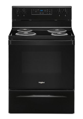 4.8 cu. ft. Electric Range with Keep Warm setting.