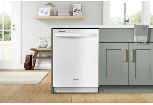 Large Capacity Dishwasher with Tall Top Rack
