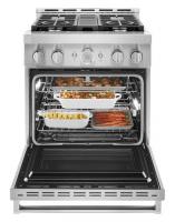KitchenAid® 30'' Smart Commercial-Style Gas Range with 4 Burners