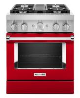 KitchenAid® 30'' Smart Commercial-Style Dual Fuel Range with 4 Burners