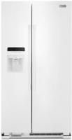 36-Inch Wide Side-by-Side Refrigerator with Exterior Ice and Water Dispenser - 25 Cu. Ft.