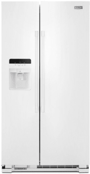 36-Inch Wide Side-by-Side Refrigerator with Exterior Ice and Water Dispenser - 25 Cu. Ft.