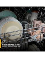Quiet Dishwasher with Boost Cycle and Extended Soak Cycle