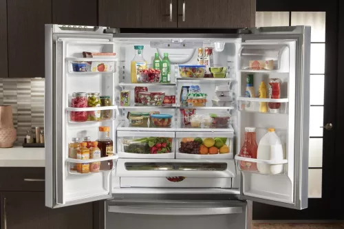 36-inch Wide French Door Refrigerator with Crisper Drawer - 25 cu. ft.