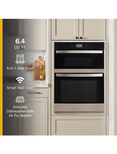 6.4 Cu. Ft. Wall Oven Microwave Combo with Air Fry