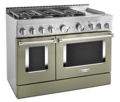  KitchenAid® 48'' Smart Commercial-Style Gas Range with Griddle