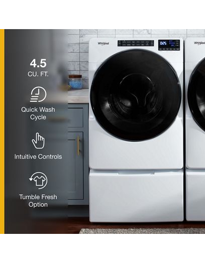 4.5 Cu. Ft. Front Load Washer with Quick Wash Cycle