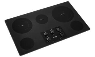 36-inch Electric Ceramic Glass Cooktop with Two Dual Radiant Elements