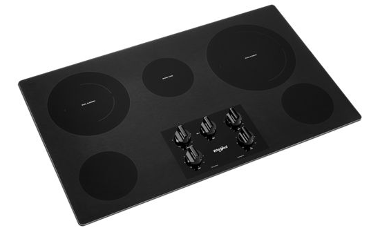 36-inch Electric Ceramic Glass Cooktop with Two Dual Radiant Elements