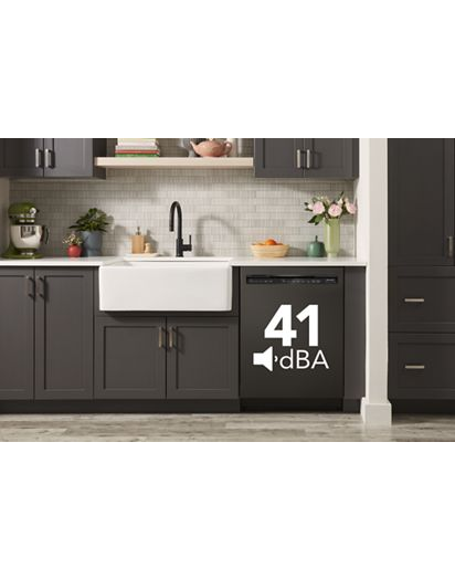 Third Level Jet Rack Dishwasher in PrintShield™ Finish, 41 dBA