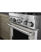 KitchenAid® 30'' Smart Commercial-Style Gas Range with 4 Burners