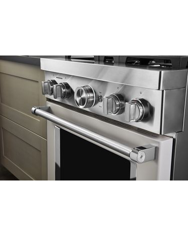 KitchenAid® 30'' Smart Commercial-Style Gas Range with 4 Burners
