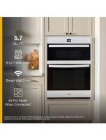 5.7 Total Cu. Ft. Combo Wall Oven with Air Fry When Connected