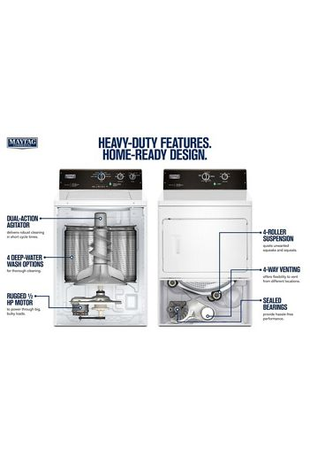 7.4 cu. ft. Commercial-Grade Residential Gas Dryer