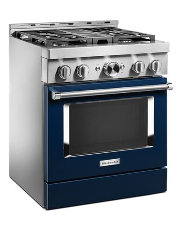 KitchenAid® 30'' Smart Commercial-Style Gas Range with 4 Burners