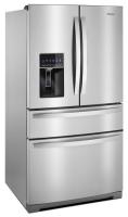 36-inch Wide 4-Door Refrigerator with Exterior Drawer - 26 cu. ft.