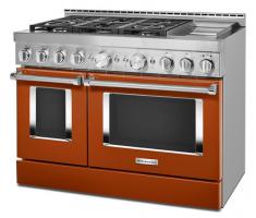  KitchenAid® 48'' Smart Commercial-Style Gas Range with Griddle