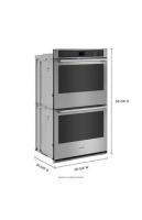 27-inch Double Wall Oven with Air Fry and Basket - 8.6 cu. ft.