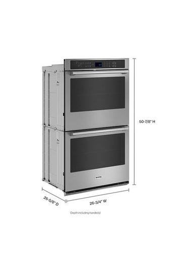 27-inch Double Wall Oven with Air Fry and Basket - 8.6 cu. ft.