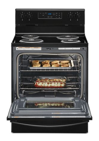 4.8 cu. ft. Electric Range with Keep Warm setting.