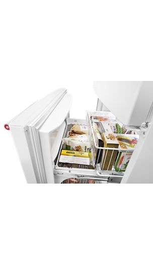 20 cu. ft. 36-Inch Width Counter-Depth French Door Refrigerator with Interior Dispensev