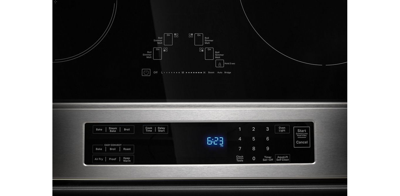 30-Inch 4-Element Induction Slide-In Convection Range with Air Fry