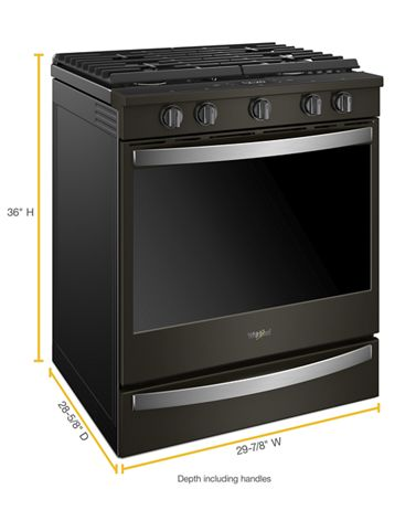 5.8 cu. ft. Smart Slide-in Gas Range with Air Fry, when Connected
