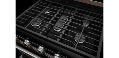 30-Inch 5 Burner Gas Double Oven Convection Range