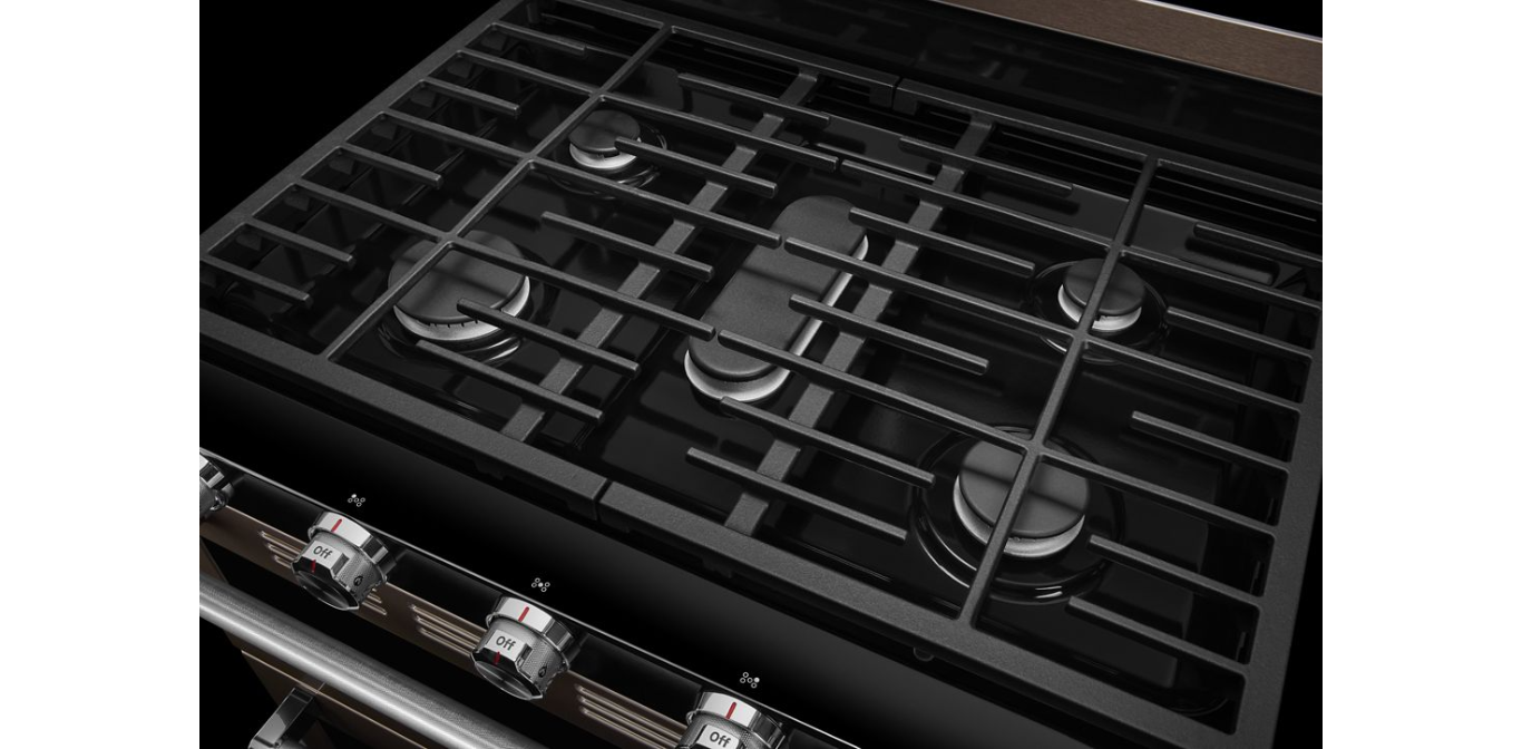 30-Inch 5 Burner Gas Double Oven Convection Range