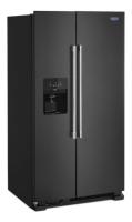 36-Inch Wide Side-by-Side Refrigerator with Exterior Ice and Water Dispenser - 25 Cu. Ft.