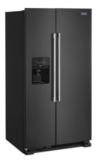 36-Inch Wide Side-by-Side Refrigerator with Exterior Ice and Water Dispenser - 25 Cu. Ft.