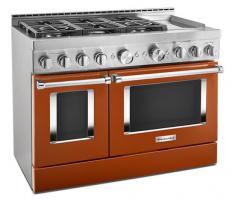  KitchenAid® 48'' Smart Commercial-Style Gas Range with Griddle