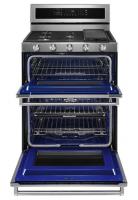 30-Inch 5 Burner Dual Fuel Double Oven Convection Range