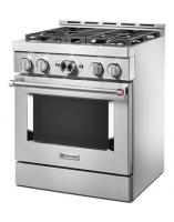 KitchenAid® 30'' Smart Commercial-Style Gas Range with 4 Burners