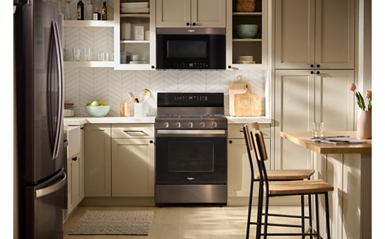 Air Fry Over- the-Range Oven with Flush Built-in Design