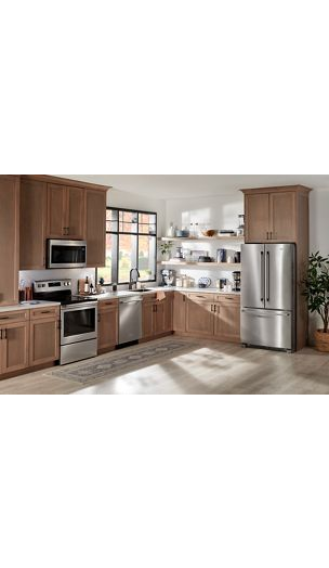 Maytag® 36 Inch Wide French Door Bottom Mount Refrigerator with Max Cool Setting - 25 Cu. Ft.