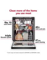 Third Level Jet Rack Dishwasher in PrintShield™ Finish, 41 dBA