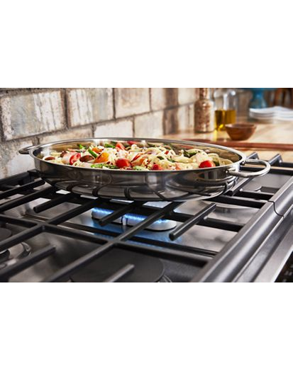 30-Inch 5 Burner Gas Convection Slide-In Range with Baking Drawer