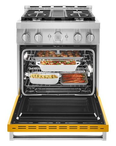 KitchenAid® 30'' Smart Commercial-Style Gas Range with 4 Burners