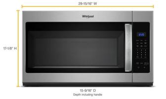 1.7 cu. ft. Microwave Hood Combination with Electronic Touch Controls
