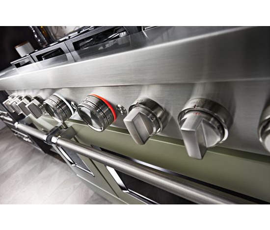  KitchenAid® 48'' Smart Commercial-Style Gas Range with Griddle