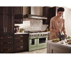  KitchenAid® 48'' Smart Commercial-Style Gas Range with Griddle