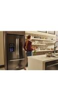 26.8 cu. ft. 36-Inch Width Standard Depth French Door Refrigerator with Exterior Ice and Water and PrintShield™ finish